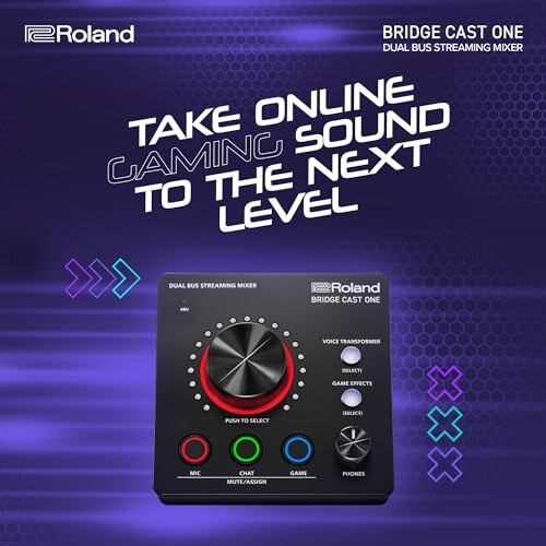 Roland BRIDGE CAST ONE Dual Bus Streaming Mixer Compact Audio Streaming 2