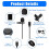 USB C Lavalier Microphone Type C Stereo Clip MIC External Lapel Clip 4