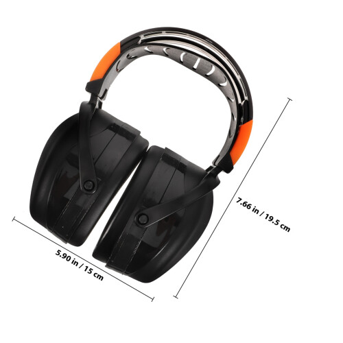 Noise Cancelling Over Ear Headphones, Black 1