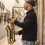 BestSounds Premium Saxophone Strap Genuine Leather Sax Neck Strap with 6