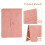2Pcs Pink Leatherette Birth Certificate Sleeve for Organized Storage 5