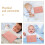 2Pcs Pink Leatherette Birth Certificate Sleeve for Organized Storage 6