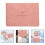 2Pcs Pink Leatherette Birth Certificate Sleeve for Organized Storage 8