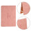 2Pcs Pink Leatherette Birth Certificate Sleeve for Organized Storage 9