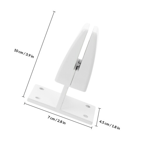 2 Pcs Home Office Accessories Desk Divider Clip Clamp-On Partition 1