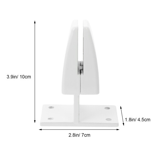 2 Pcs Home Office Accessories Desk Divider Clip Clamp-On Partition 2
