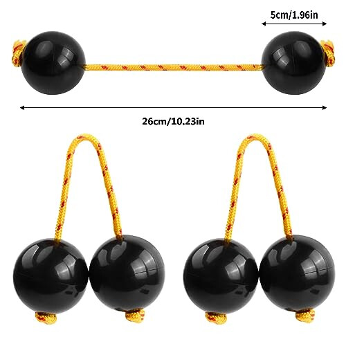 2 Pairs Aslatuas Rhythmic Ball 1