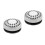 2Pièces Couvre Fourche Argenté Aluminium Résistant 1