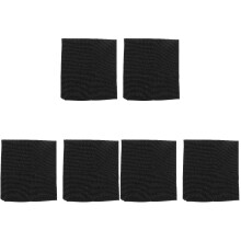 3Paires Bandes Poignet Noir Respirantes Confortables Unisexes