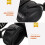 Noise Cancelling Over Ear Headphones, Black 8