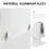 2 Pcs Home Office Accessories Desk Divider Clip Clamp-On Partition 6