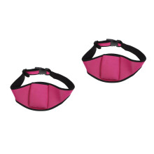 2Pièces -Micro Rouge Ceinture Réglable Pour Instructeur Fitness
