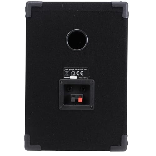 MAX8 8" Passive DJ PA Speaker System with Vonyx Amplifier 2