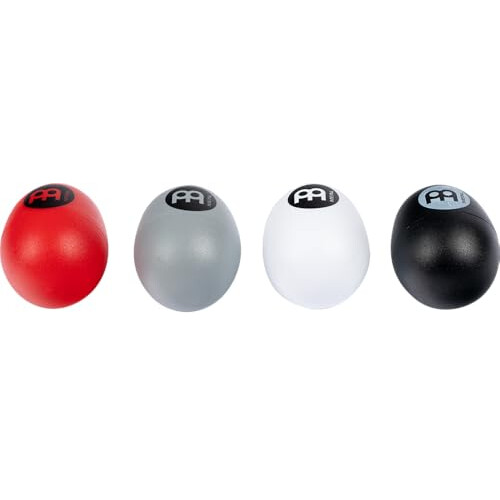 Meinl Percussion Egg Shaker Set - 4 different volumes - Including Soft 2