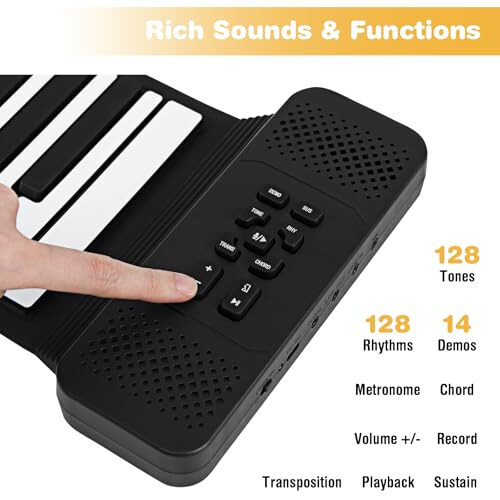 Maxmass 88 Keys Roll up Piano 1