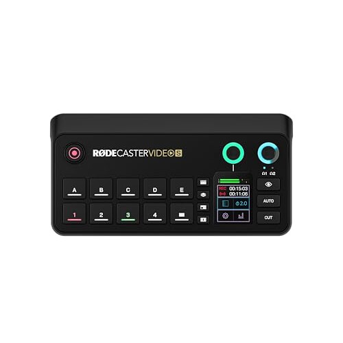 RØDE RØDECaster Video S - Podcast Video Switcher and Audio Interface 1
