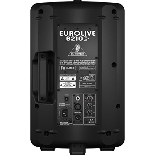 Behringer EUROLIVE B210D Active 200 Watt 2-Way PA Speaker System with 10" 2