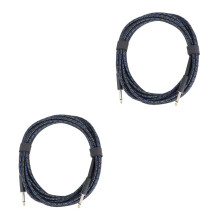 2St Geluidskabel Gitaar Bass Amp Noise Reduce Kabel