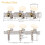2Pcs Left and Right Guitar Tuning Peg with Screws and Gaskets 2