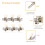 2Pcs Left and Right Guitar Tuning Peg with Screws and Gaskets 4
