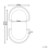 Beliani Wall Mirror STAINS 43 cm 75 cm PE Rattan Natural 3