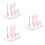 3Pièces Séchoirs Bébé Rose, Support Compact Polyvalent 1