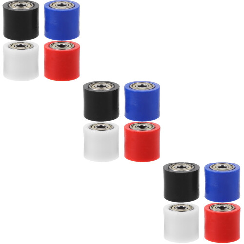 12Pièces Rouleaux Tendeurs De Multicolores Antidérapants