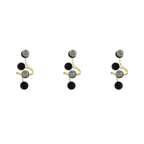 3Pièces Mode Dorées Style Joint Matériau Premium