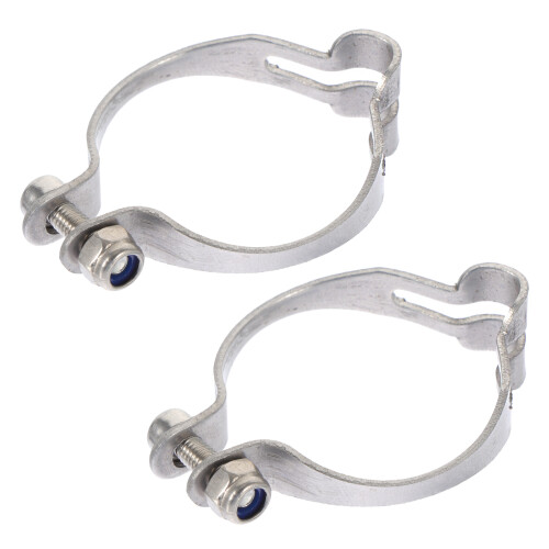 2Pièces Fixations Acier Pour Câbles Et Argent