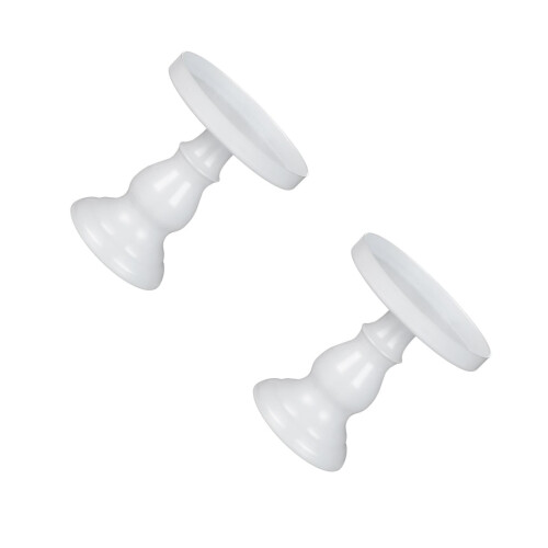 2Pièces Présentoir Snack Métal Solide Décoratif