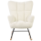 Beliani Rocking Chair OULU Boucle White 9