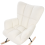 Beliani Rocking Chair OULU Boucle White 10