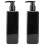 2Pièces Réservoirs Shampooing Noir Facile Longue Durée 1