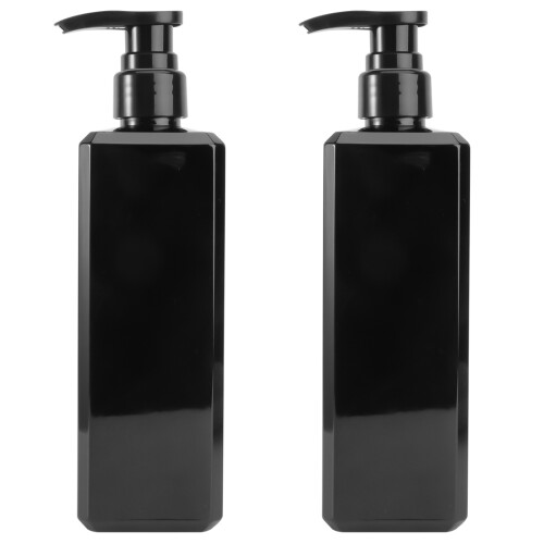2Pièces Réservoirs Shampooing Noir Facile Longue Durée