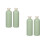 4Pièces Flacons Rechargeables Pour Voyage, Vert, Anti- , Pe+pp 1