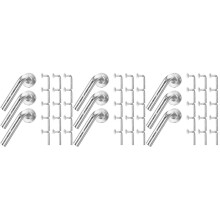 210Pièces Clips De Robustes Argent Pour Rayonnages Palettes