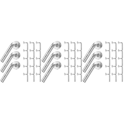 210Pièces Clips De Robustes Argent Pour Rayonnages Palettes