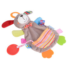 Interactive Tags Crinkle Sound Plush Lovey Toy Ultra Soft Fabrics Stuffed Head And Body Embroidered Eyes Cute And Captivating Design Great For Little