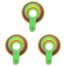 3Sets Plastic Diameter Meetlap Voor Vruchten Met Verschillende Kleuren