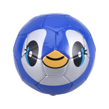 1Pc Blue PVC Inflatable Ball Kids Football Toy Safe Elastic for Play