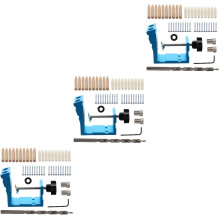 6Pcs Portable Blue Pocket Hole Locator for Accurate Screw Drilling