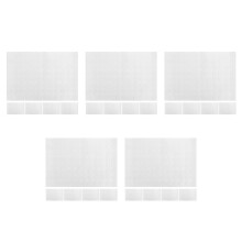 25 Zelfklevende PVC Schroefgat Dekplaatjes Wit Meubelstickers