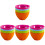 48Pcs Assorted Color Bowls Reusable for Household Use 1