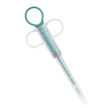 10pcs Pet Pill Feeder Capsules Syringes - Green, 15x6cm