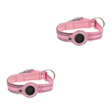 2St Reflecterende Anti- Halsband Voor in Roze