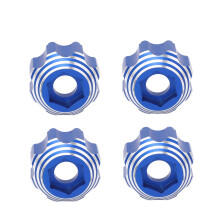 8x32 auf 17mm Sechskantadapter – Aluminiumlegierung, Blau, 4 Stück