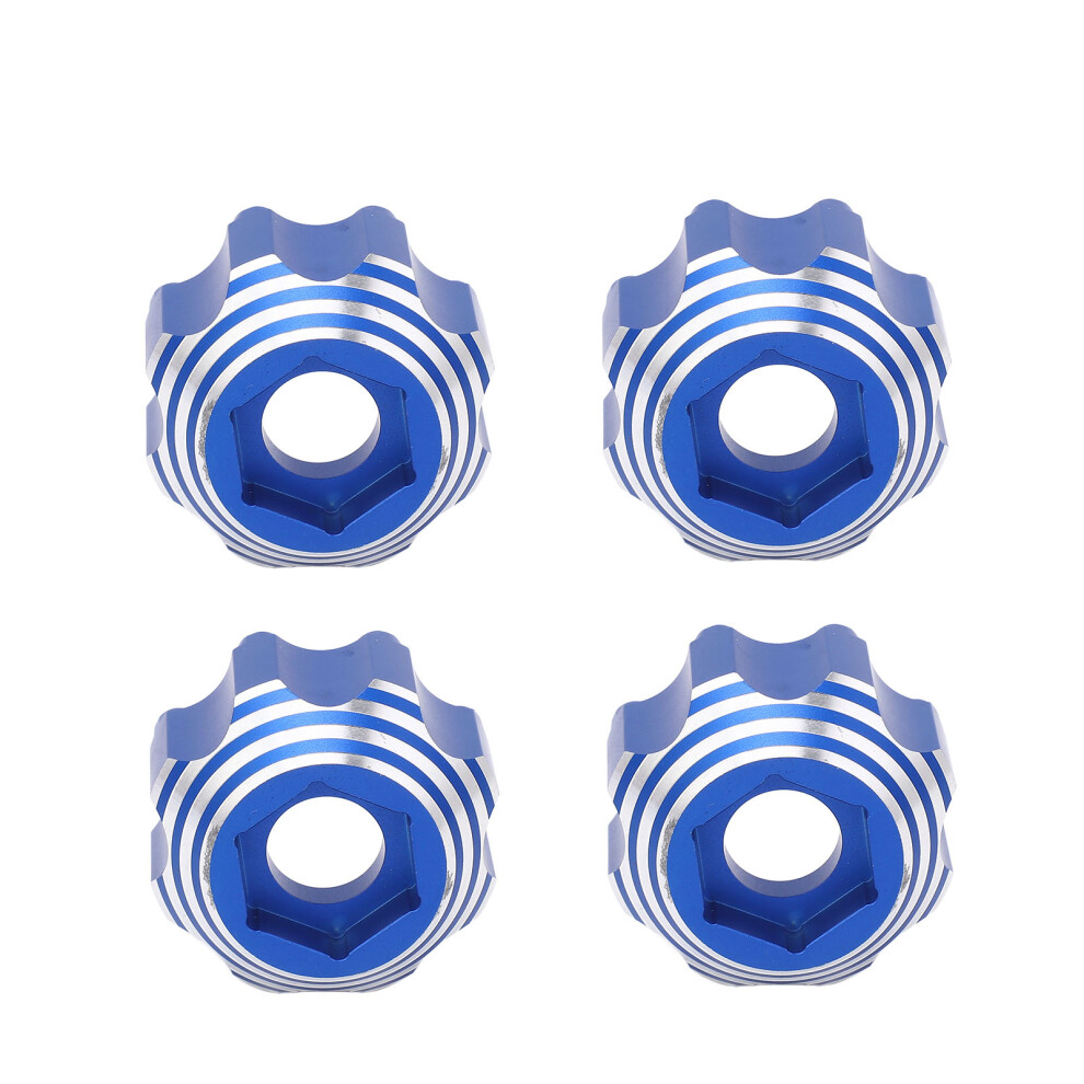 8X32 To 17Mm Hex Adapters Aluminum Alloy For 3.8In Electric Wheels Blue 4301387474696