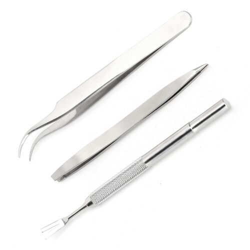 Stainless Steel Tick Remover Tools Set Portable Storage Box Precisely Remove Tiny Ticks Easy to Carry and Use 1