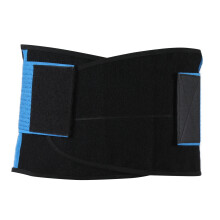 Breathable Steel Plate Mesh Back Brace Waist Support Belt - Blue, 105x23 cm