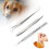 Stainless Steel Tick Remover Tools Set Portable Storage Box Precisely Remove Tiny Ticks Easy to Carry and Use 5